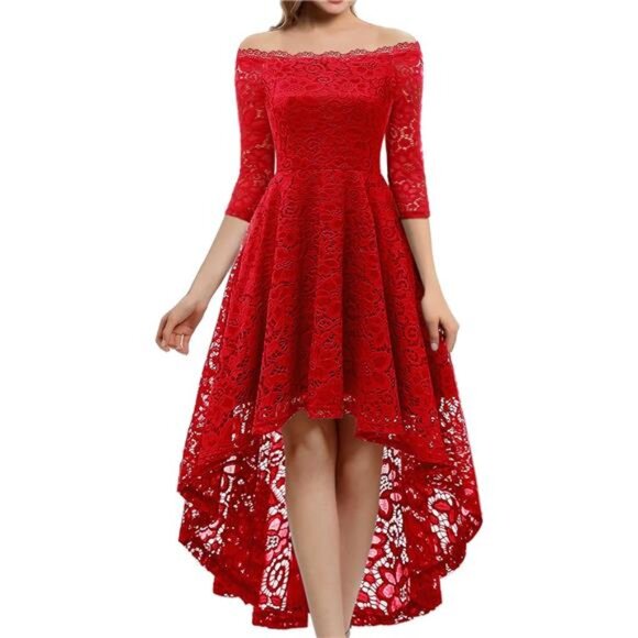 Red Formal Party Dress - Picture 1 of 6
